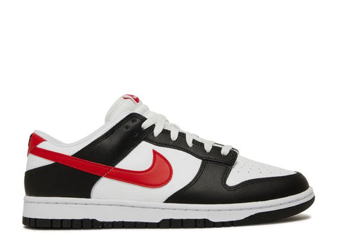 DUNK LOW 'BLACK WHITE RED'
