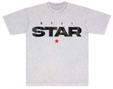 Hellstar Simple Angel Tee Grey