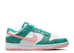 DUNK LOW 'WASHED TEAL SNAKESKIN'